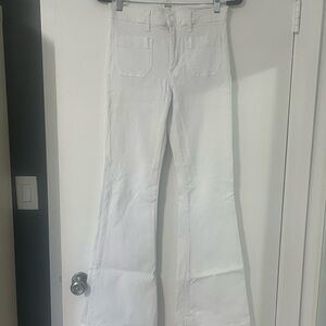 Hudson Jeans Taylor Women's Bright White Wide Leg Jeans